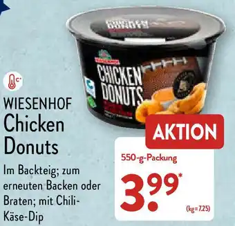 Aldi Nord Wiesenhof Chicken Donuts 550-g-Packung Angebot