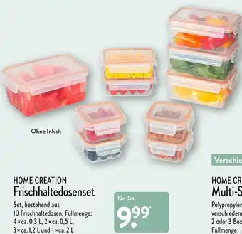 Aldi Nord Home Creation Frischhaltedosenset 10er-Set Angebot