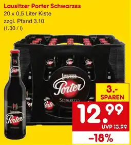 Netto Getränke Discount Lausitzer Porter Schwarzes Angebot