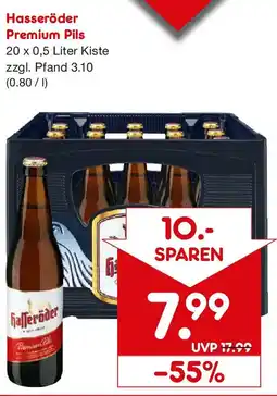 Netto Getränke Discount Hasseröder Premium Pils Angebot