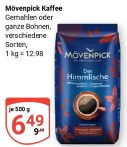 Globus Mövenpick Kaffee Angebot