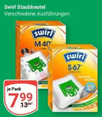 Globus Swirl Staubbeutel Angebot