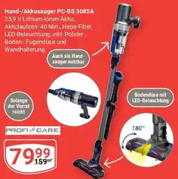 Globus PROFI CARE Hand-/Akkusauger PC-BS 3085A Angebot