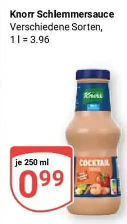 Globus Knorr Schlemmersauce Angebot