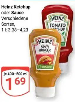 Globus Heinz Ketchup oder Sauce Angebot