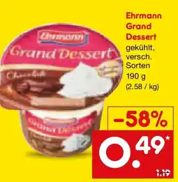 Netto Marken-Discount Ehrmann Grand Dessert Angebot