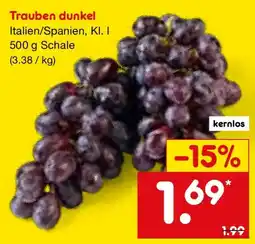 Netto Marken-Discount Trauben dunkel Angebot