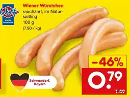 Netto Marken-Discount Wolf Wiener Würstchen Angebot