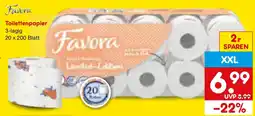 Netto Marken-Discount Favora Toilettenpapier Angebot