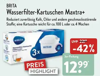 Aldi Nord Brita Wasserfilter-Kartuschen Maxtra+ 3er-Packung Angebot