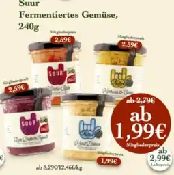 LPG Biomarkt Suur Fermentiertes Gemüse Angebot