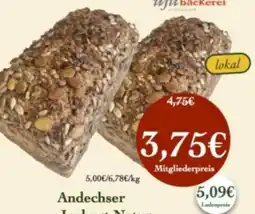 LPG Biomarkt Andechser Joghurt Natur Angebot