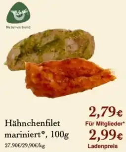 LPG Biomarkt Hähnchenfilet mariniert* Angebot