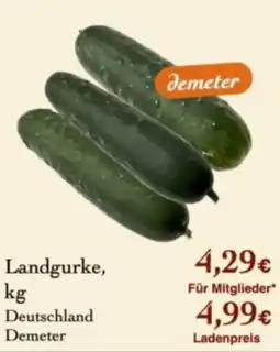 LPG Biomarkt Landgurke, Demeter Angebot