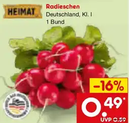 Netto Marken-Discount HEIMAT Radieschen Angebot
