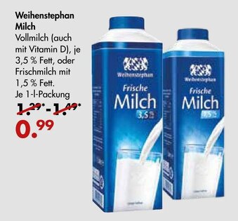 Galeria Markthalle Weihenstephan Milch Angebot