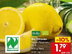 Netto Marken-Discount Bio Zitronen Angebot