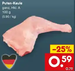 Netto Marken-Discount Puten-Keule Angebot