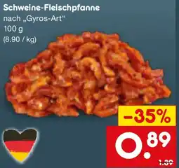 Netto Marken-Discount Schweine-Fleischpfanne Angebot