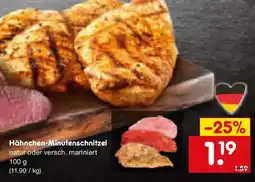 Netto Marken-Discount Hähnchen-Minutenschnitzel Angebot