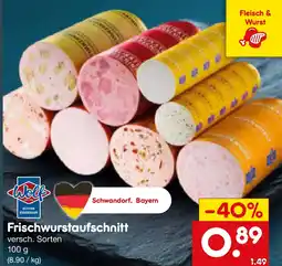 Netto Marken-Discount Wolf Frischwurstaufschnitt Angebot