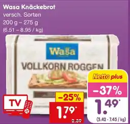 Netto Marken-Discount Wasa Knäckebrot Angebot