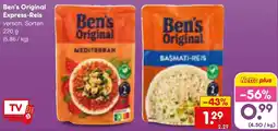 Netto Marken-Discount Ben's Original Express-Reis Angebot