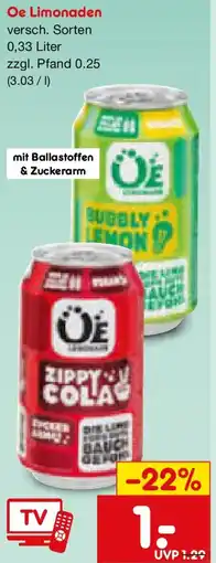 Netto Marken-Discount Oe Limonaden Angebot