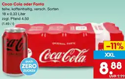 Netto Marken-Discount Coca-Cola oder Fanta Angebot