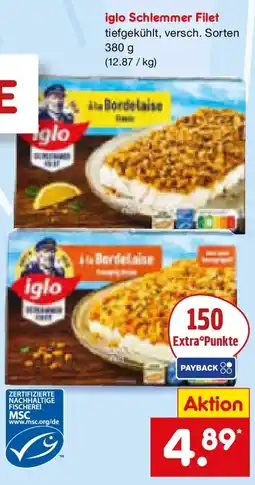Netto Marken-Discount iglo Schlemmer Filet Angebot