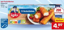 Netto Marken-Discount iglo Fischstäbchen Angebot