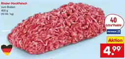 Netto Marken-Discount Rinder-Hackfleisch Angebot