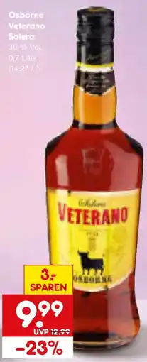 Netto Marken-Discount Osborne Veterano Solera Angebot