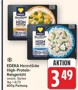 E-Center Edeka herzstücke high-protein-reisgericht Angebot