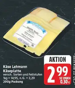 E-Center Lehmann käseplatte Angebot