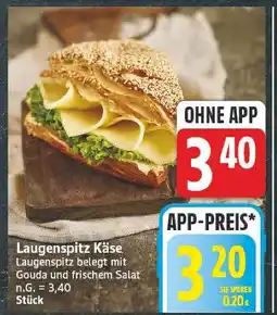 E-Center Laugenspitz käse Angebot