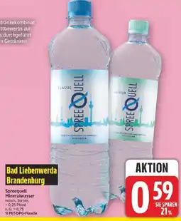 E-Center Spreequell mineralwasser Angebot