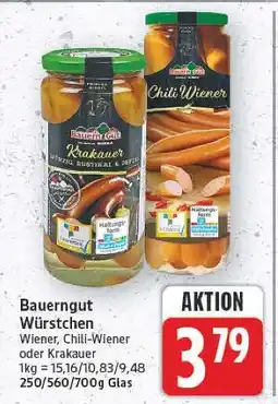 E-Center Bauerngut würstchen wiener Angebot