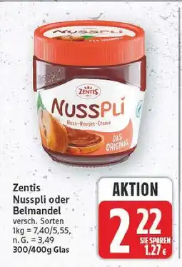 E-Center Zentis nusspli Angebot