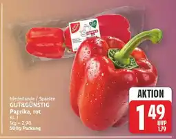 E-Center Gut&günstig paprika, rot Angebot