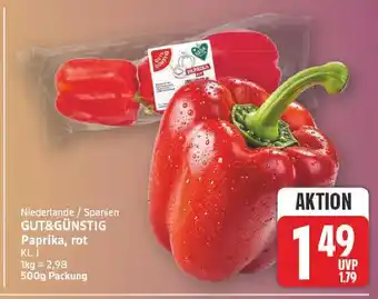 E-Center Gut&günstig paprika, rot Angebot