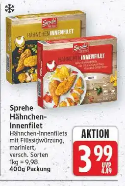 E-Center Sprehe hähnchen-innenfilet Angebot