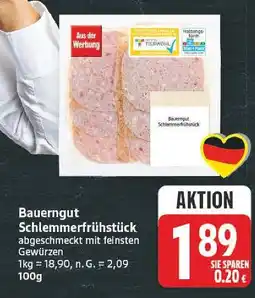 E-Center Bauerngut schlemmerfrühstück Angebot