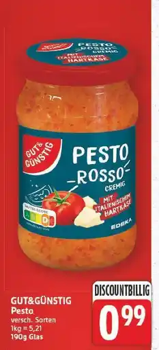 E-Center Gut&günstig pesto Angebot