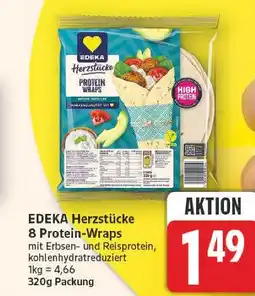 E-Center Edeka herzstücke protein-wraps Angebot