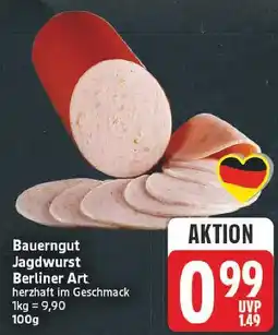 E-Center Bauerngut jagdwurst berliner art Angebot