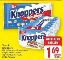 E-Center Storck knoppers milch-haselnuss-schnitte Angebot