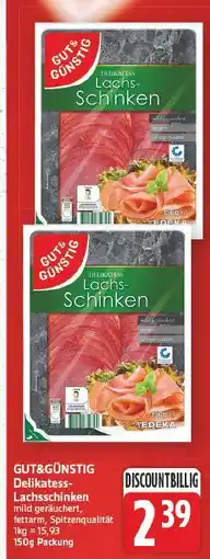 E-Center Gut&günstig delikatess-lachsschinken Angebot