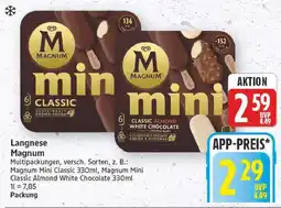 E-Center Langnese magnum mini classic Angebot