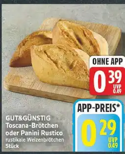 E-Center Gut&günstig toscana-brötchen Angebot
